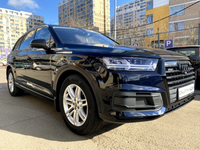 Ауди Ку7 детейлинг кожи, антихром, антигравийная полиуретаном