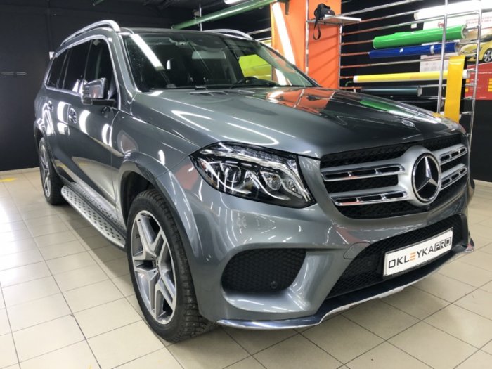 Мерседес ГЛЦ антихром и защита фар