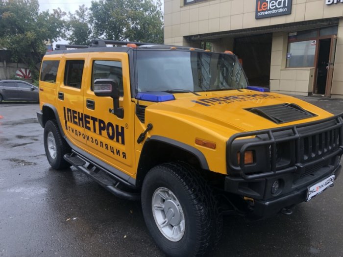 Хаммер Аш 3 автовинил и брендирование