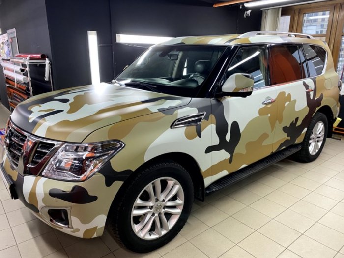Ниссан Патрол в камуфляж