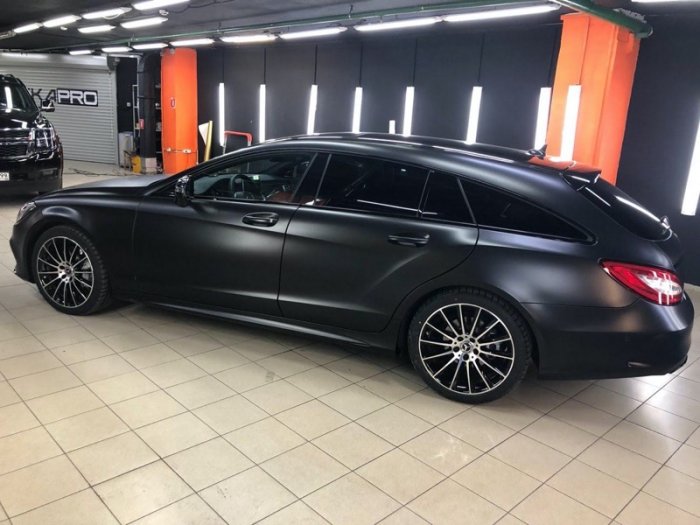 Мерседес ЦЛС антигравийная матовая