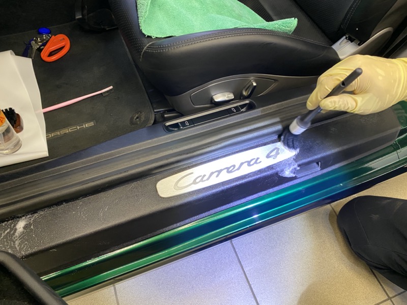 Детейлинг и химчистка салона Порше