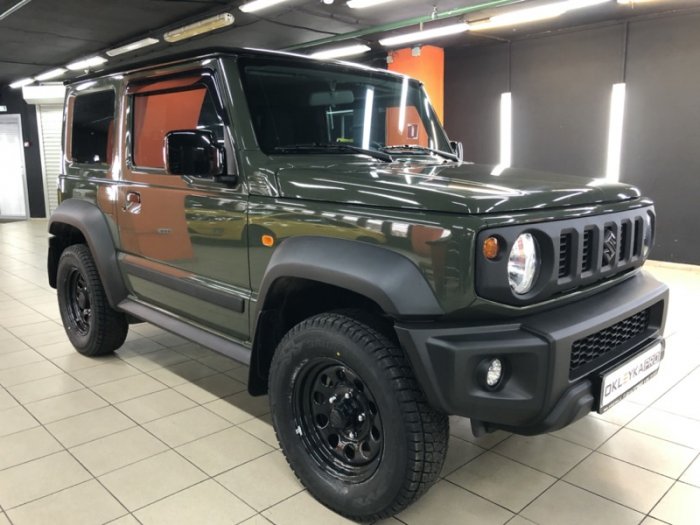 Сузуки Джимни антигравийная защита и стайлинг