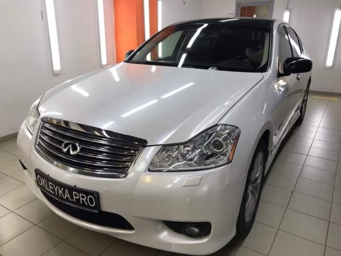 Инфинити М35 в белый жемчуг