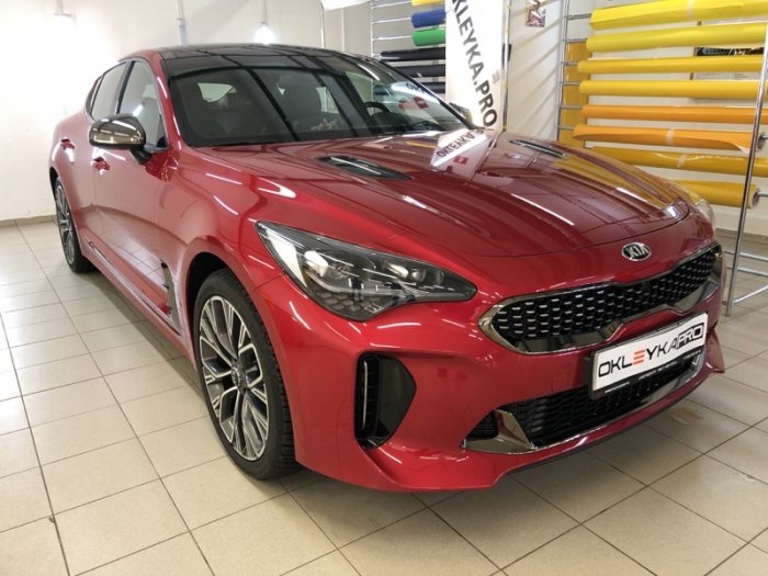 КИА Стингер антигравийная защита и стайлинг