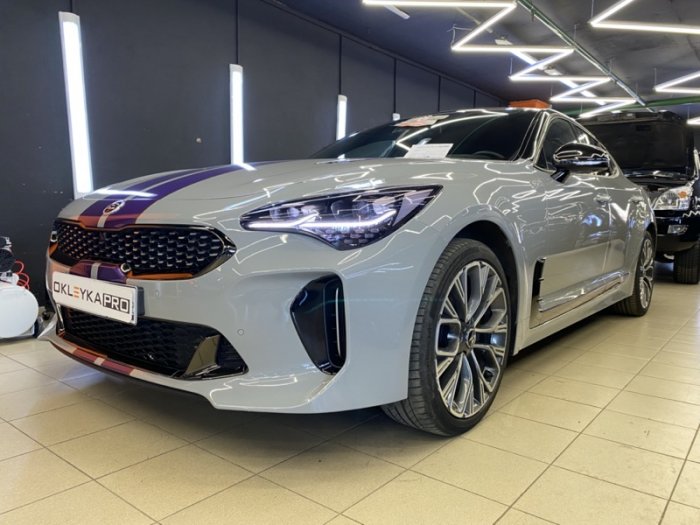 КИА Стингер антигравийная, полосы, керамика и защита фар