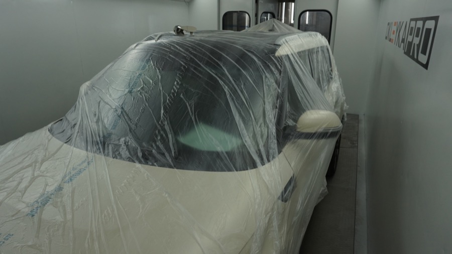 Частичная покраска машины в Москве с подбором краски