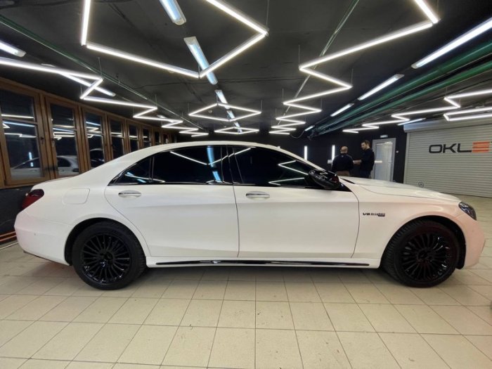 Мерседес антигравийная, крышу в черный, керамика, тонировка