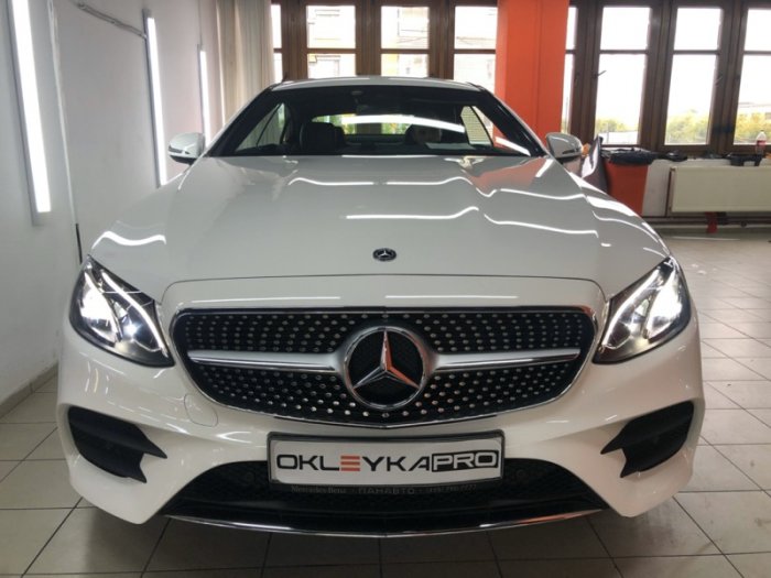 Мерседес Е-класс антигравийная защита