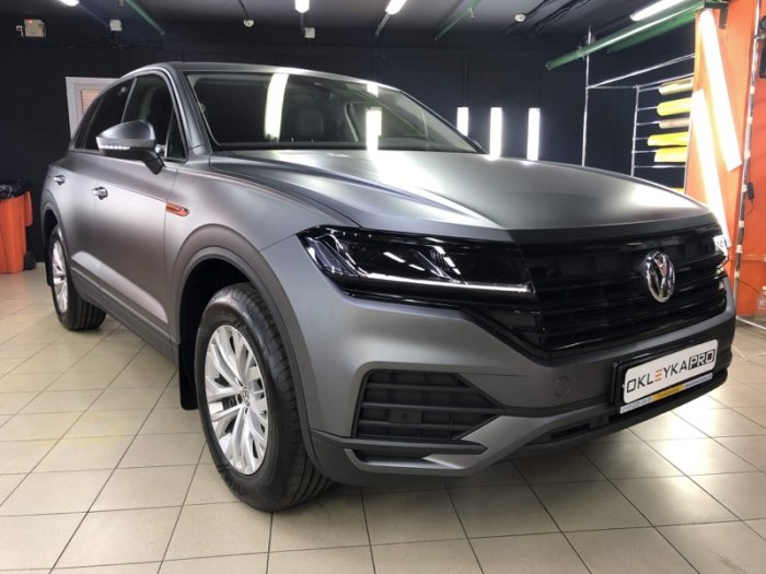 Тоурег прозрачный матовый, цветная оклейка