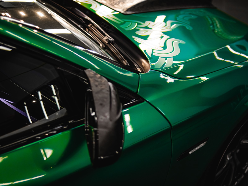 Оклейка в зеленый Teckwrap