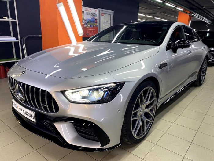 Мерседес ДжиТи АМГ антигравийная защита полиуретан