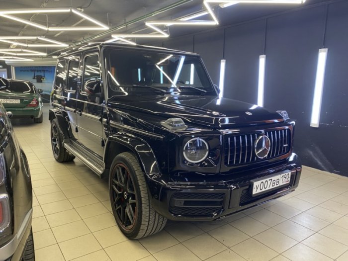 Мерседес Гелендваген антигравийная защита