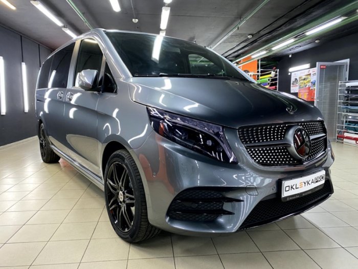 Мерседес Вито антигравийная защита и антихром