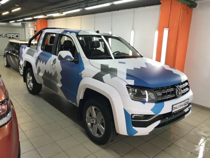 Фольксваген Амарок городской камуфляж
