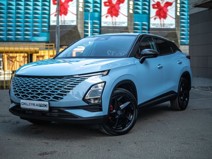 Омода С5 антигравийная защита, крыша в черный полиуретан, дооснащение