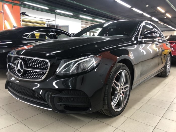 Мерседес E класс в полиуретановую антигравийную