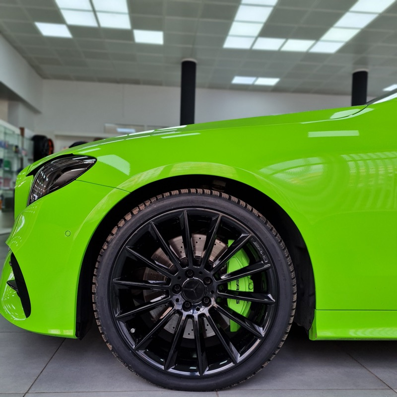 Суппорта в зеленый салатовый цвет покраска в цвет кузова