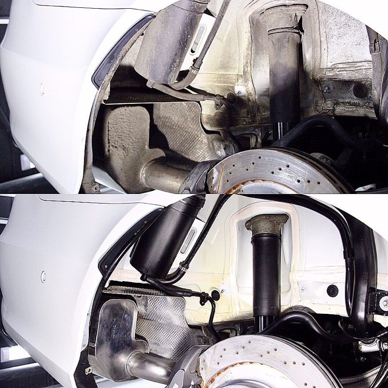 Детейлинг арок автомобиля и суппортов