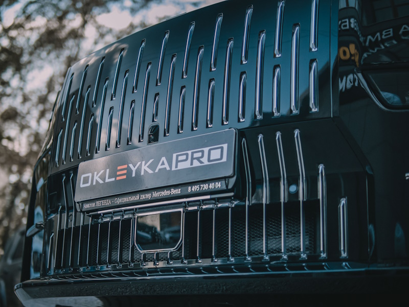 Антихром решетки на ZEEKR 009 Антихром решетки на ZEEKR 009