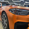 БМВ 5 стайлинг: цветная оклейка в оранжевый
