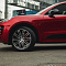 Porsche Macan оклейка в красную виниловую пленку IRISTEK