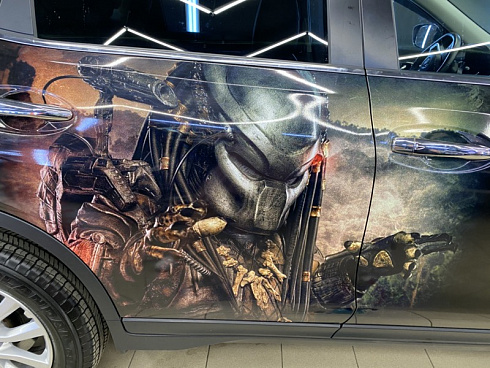 Nissan X-trail винилография Predator