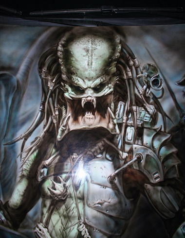 Хищник аэрография винилография авто мото