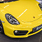Porsche Cayman оклейка в желтый полиуретан, защита оптики, детейлинг 