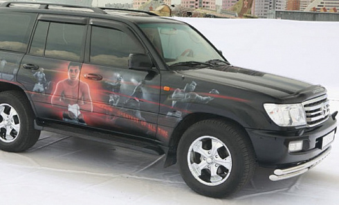 Аэрография Мухаммеда Али винилография