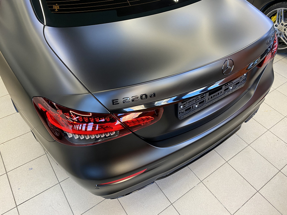 Затемнение фар на авто Мерседесе