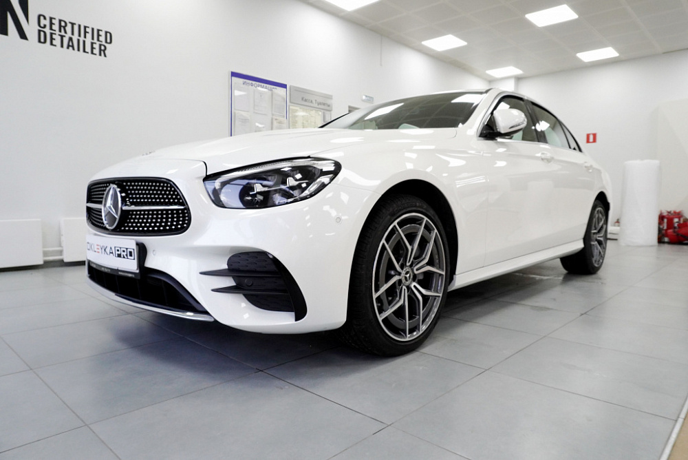 Mercedes E-Class антигравийная защита кузова в Москве