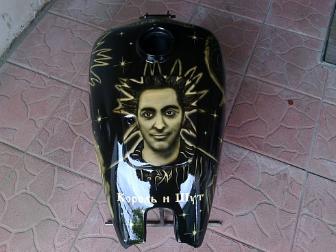 Король и Шут аэрография на авто, мотоциклы и шлемы