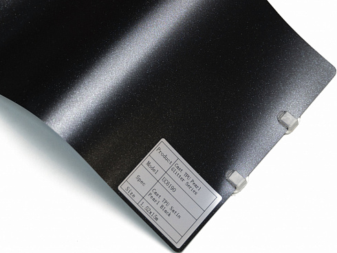 Полиуретановая пленка PPF Colors Satin Pearl Black (жемчужно-черный сатин), матовая, UC6190, 1,52×15 м