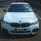 BMW 5 series оклейка в цветной полиуретан IRISTEK, винилография