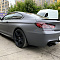 БМВ М6 цветной автовинил серый, антихром и карбон