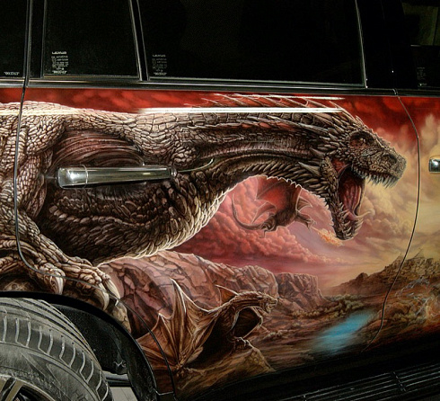 Игра престолов аэрография винилография на авто мото шлемы