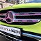 Mercedes-Benz GLE оклейка в салатовый винил, антихром, покраска дисков