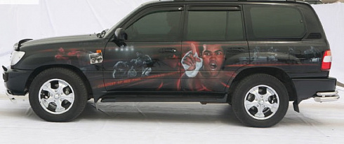 Мухаммед Али изображение на автомобиль на кузов