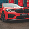 BMW M5 оклейка в красную полиуретановую пленку IRISTEK