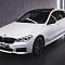BMW 6 Series оклейка в белый матовый хром