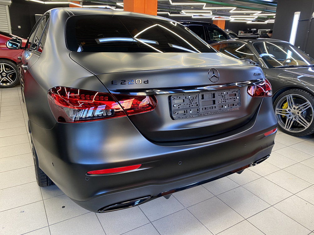 Mercedes E 200 матовый кузов сделать в Москве