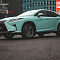 Lexus RX оклейка в цвет Tiffany виниловой пленкой Иристек, перешив ремней безопасности