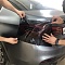 БМВ 5 оклейка в серый и тонировка фар