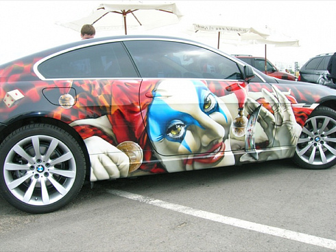 Аэрография Король и шут виниловая пленка на кузов авто и мото