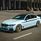BMW 5 series оклейка в цветной полиуретан IRISTEK, винилография