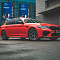BMW M5 оклейка в красную полиуретановую пленку IRISTEK