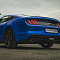 Ford Mustang оклейка в синий матовый хром