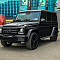 Mercedes-Benz G350 оклейка в черный винил, стайлинг