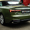 Audi A5 цветная оклейка в виниловую пленку Ultra Gloss Military Green